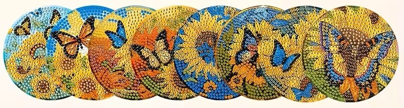 Untersetzer - Set Sonnenblumen